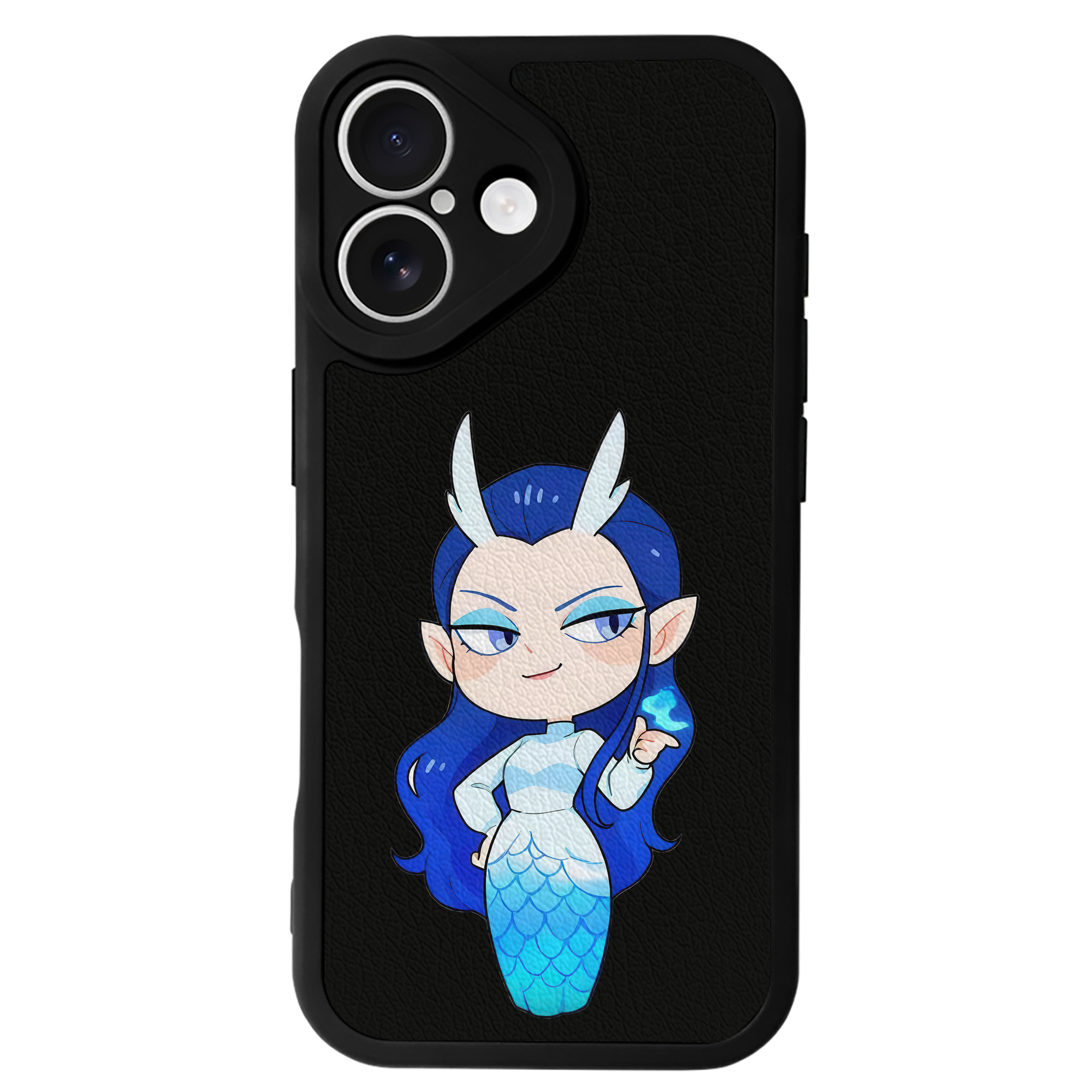（画像用） Ne Zha 2 ナタ 魔童の大暴れ 【iPhone 16シリーズ対応】シリコンスマホケース（レザー調） 材質：シリコン